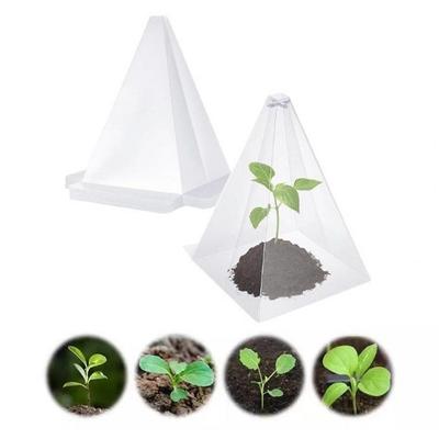 Pvc Plant Cover Garden Cloches for Plants Reusable Ventilated Plant Cloches with Metal Stakes Mini Greenhouse for Seedlings