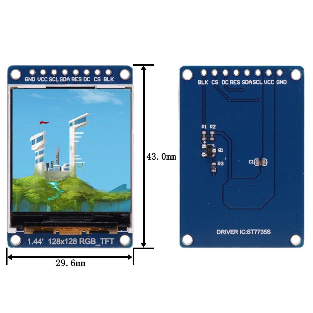 1.44"/1.8" TFT LCD IPS Display ST7735 Chip HD OLED