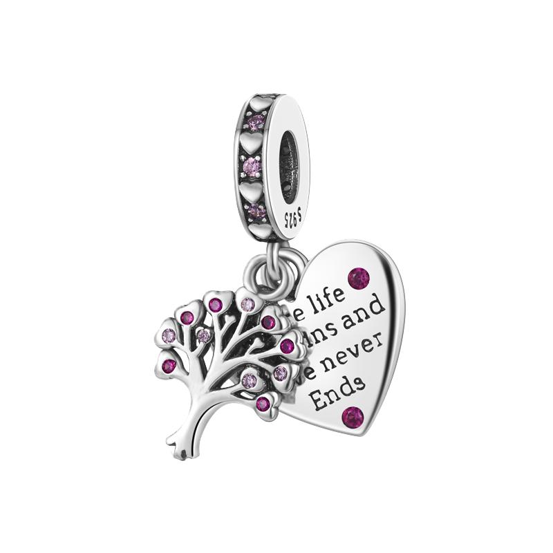 Blue Sea Turtle Charms Beads Copper Heart Clover Sunflower Devil Palm Fit Original Bracelets Guard Bead Diy Jewelry