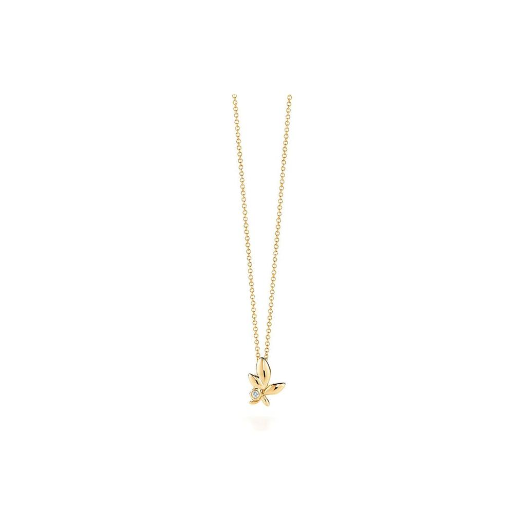 TIFFANY & CO. Paloma Picasso 18K Gold Diamond Necklaces Women's Gold 33419708