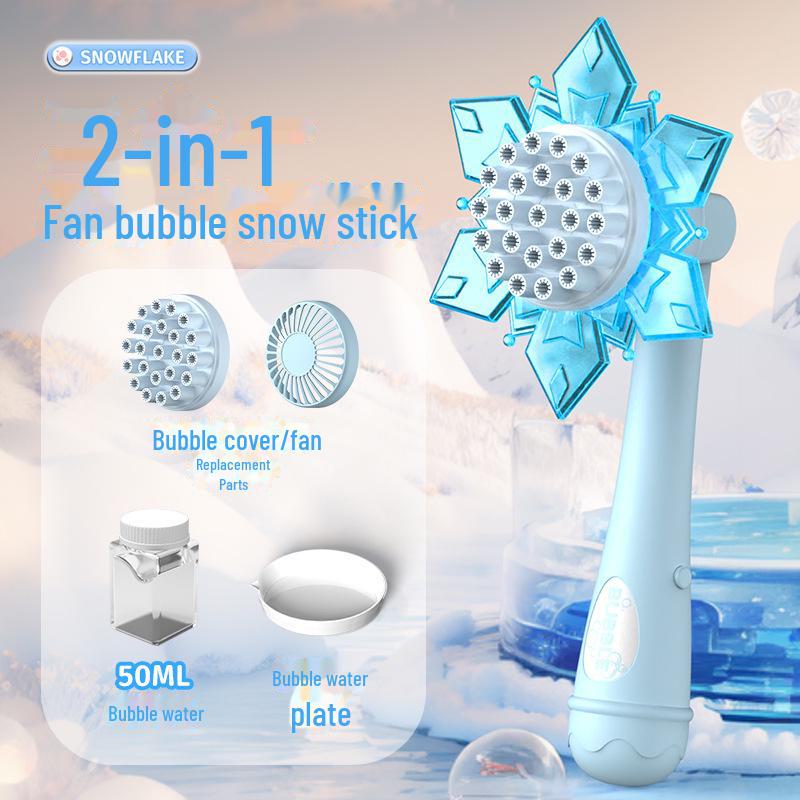 Popular Handheld Luminous Gatling Bubble Gun: Fully Automatic Bubble-Blowing Toy for Kids