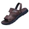 Summer breathable men's shoes 2025 new non-slip soft-soled cool slippers men's casual versatile and dual-purpose outer wear beach shoes
