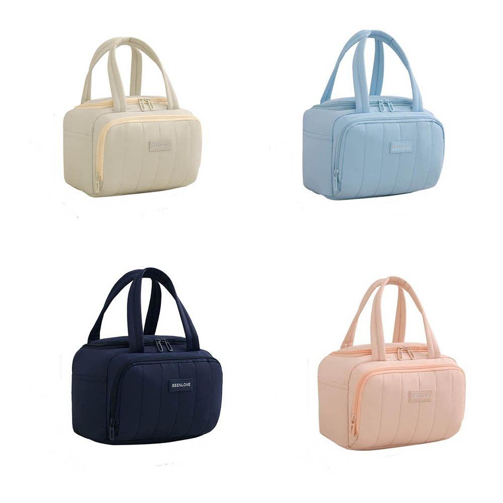 Insulated Design Insulated Lunch Bag Multip-Pocket Food Storage Handbag Picnic Bag  Daily Commute