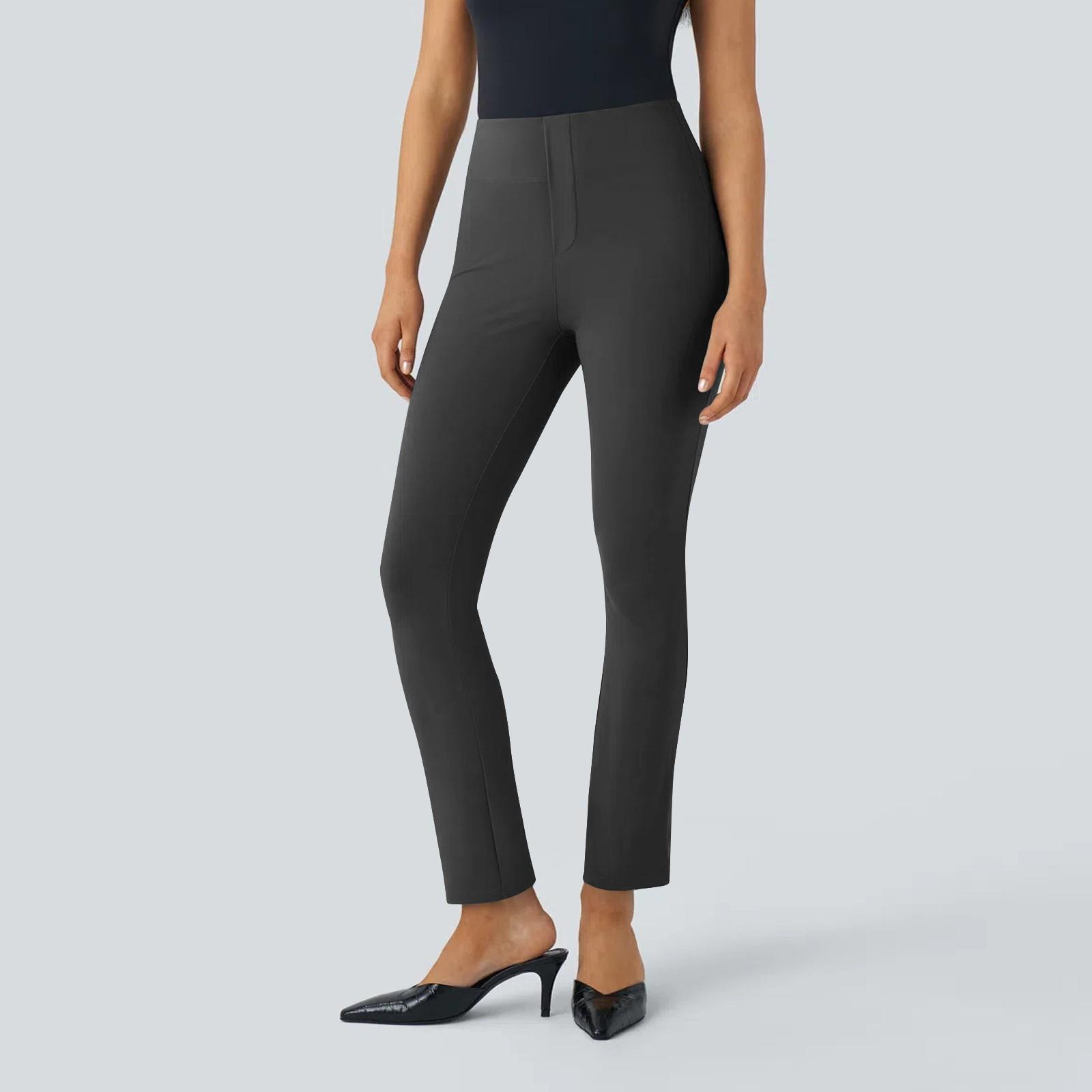 

Женские брюки летние повседневные рабочие брюки с высокой талией и карманами повседневные брюки XL