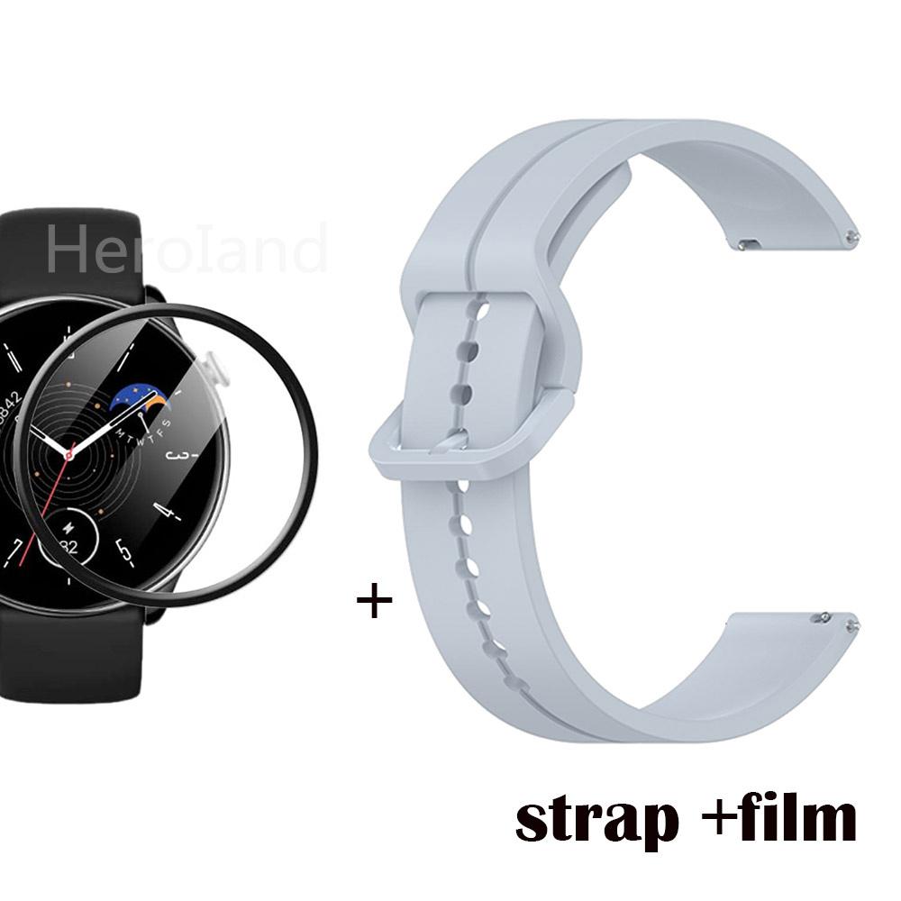 22mm 20mm WatchStrap Band For Huami Amazfit GTR Mini Strap Bracelet Silicone Wristband for Amazfit Gts 4 Mini Bip 3 WatchBand