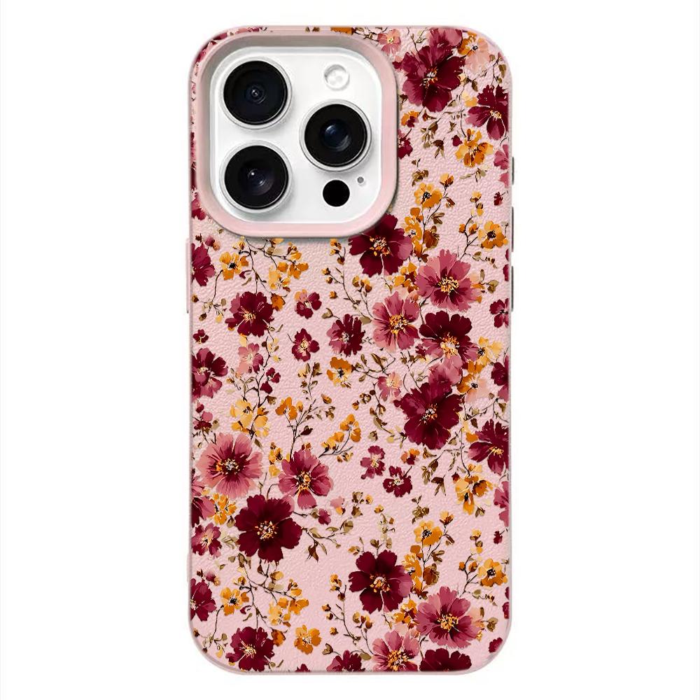 Beautiful Big Flowers Mobile Phone Case For IPhone 17 16 15 14 13 12 Pro Max 11 Ultra Slim Shockproof Cover For IPhone Air