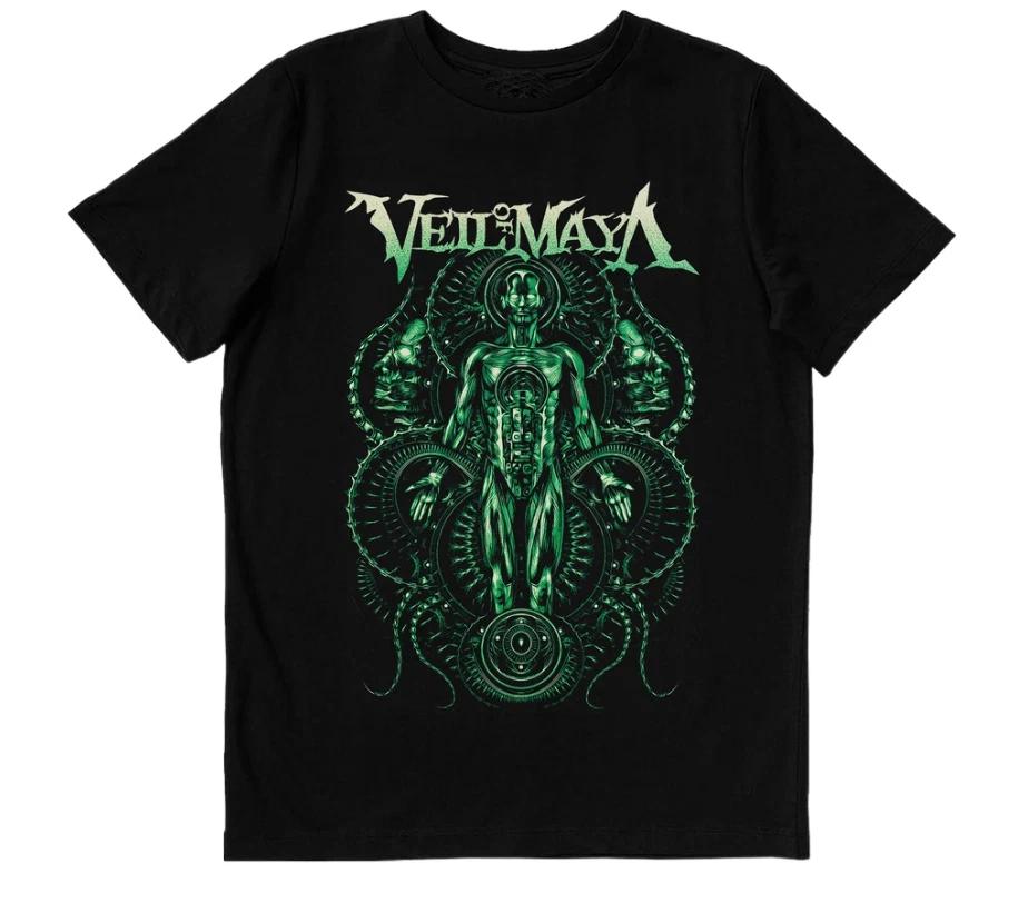 Men s and Women s T-shirts Vtg Veil Of Maya Band For Fans Cotton Full Size Unisex Black Tee Shirt BT480 XXL