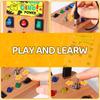 Activity Board Montessori con Interruttore Luminoso a LED e Attrezzo a Cacciavite - Giocattoli Sensoriali per Bambini N.22-1010