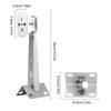Security Camera Bracket Stainless Steel Wall Corner Mounting Bracket Holder Stand Adjustable Security Camera Pole Mount Adapter