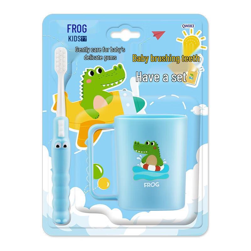 

Kids Frog Series Toothbrush Set