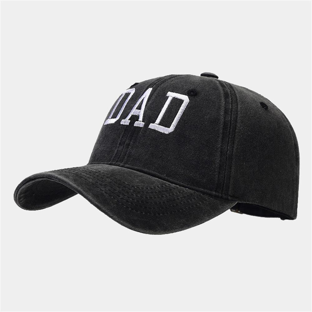 Stickerei Baseballkappe DAD MOM Mode Damen Herren Weiches Oberteil Snapback Sonnenhut Sport Sonnenschutzhut Verstellbar Outdoor Freizeitkappen