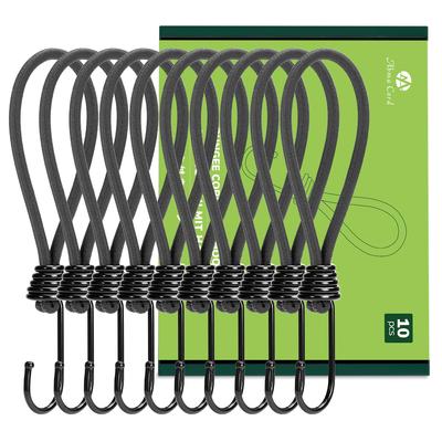 Abma Cord Stretch Cord Rubber Hook, Total Length 18cm, Set