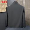 Hengyuanxiang Men's Stand Collar Business Casual Jacket 118306