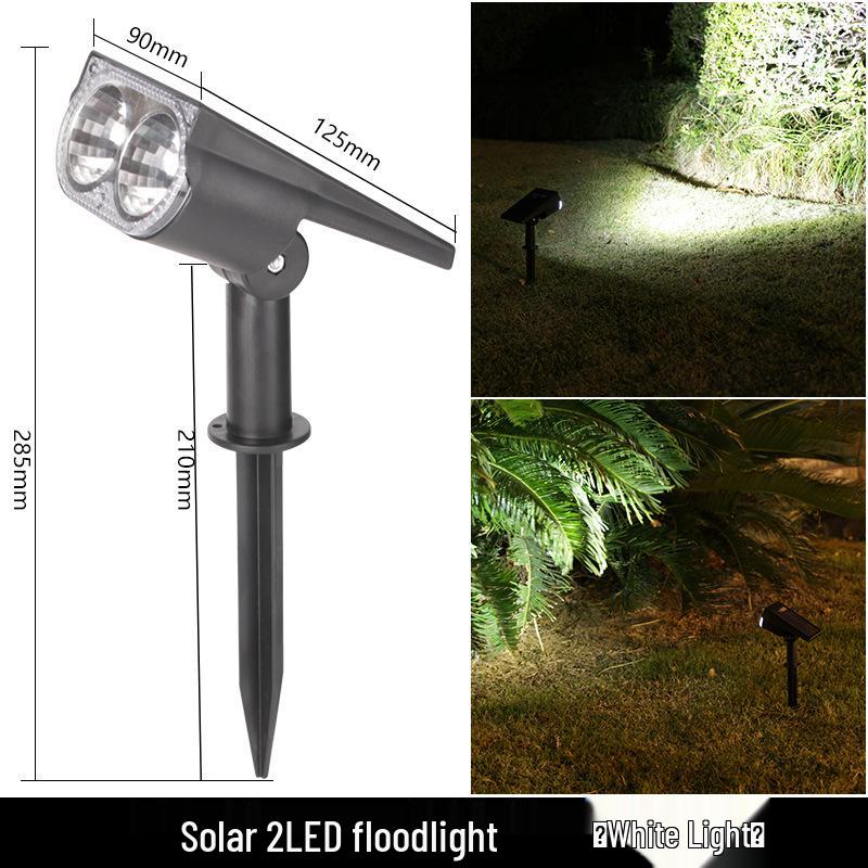 Dual-Use Outdoor Solar Spotlight: Super Bright Garden & Landscape Light