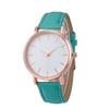 Elegant Ladies Leather Strap Quartz Wristwatch Girl Bracelet Watch Gifts for Woman