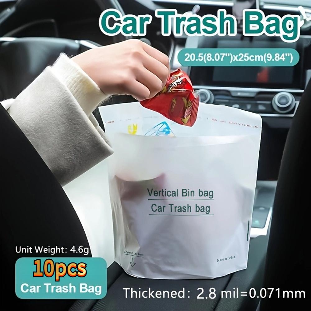 Car Trash Bags, Vomit Bags, Size 8.07 Inches X 9.84 Inches. These Bags Are Upgraded and Reinforced for Durability