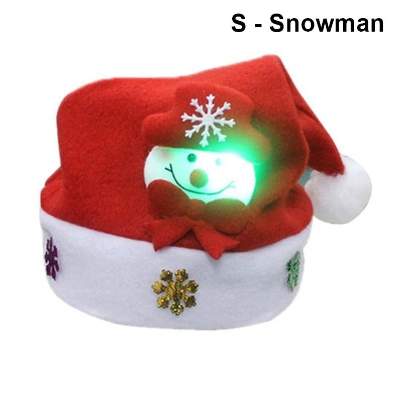 Buy for Kids Cartoon Light Cap Xmas LED 