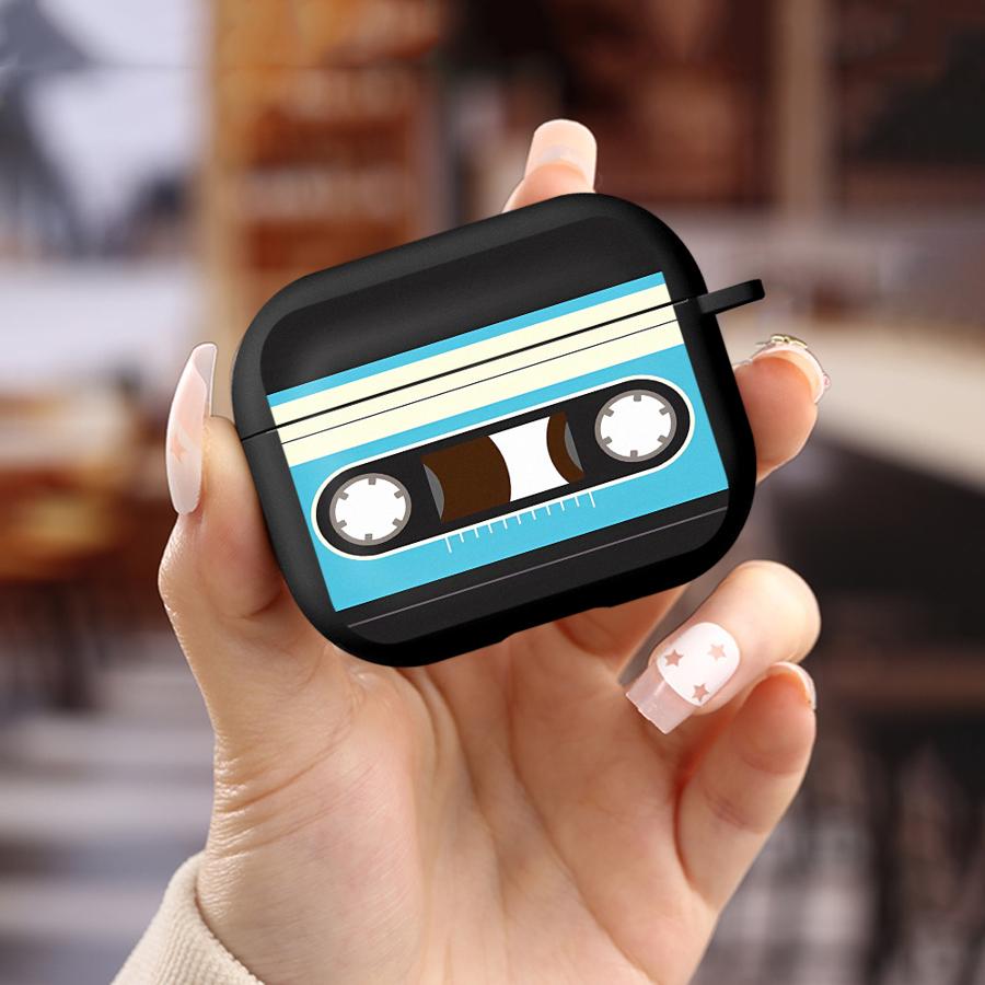 Creative Cassette Tape Earphone Cases Cover Case For Airpods Pro2 4 Pro3 1 2 3 Pro