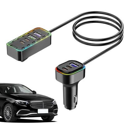 Mehrfachanschluss Autoladegerät Schnellladung Autoladegerät 12V-24V Eins-zu-sieben Mehrfachanschluss Auto-Adapter Autozubehör