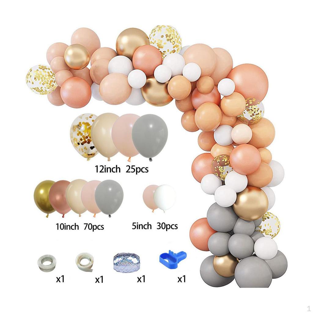 Balloons Arch Garland Kit with Confetti for Birthday Decor