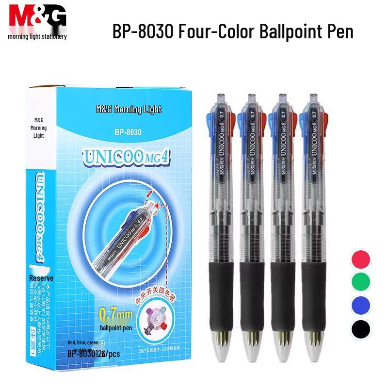 

Chenguang 8030 Multi-Color 0.7mm Ballpoint & Marker Pen Bullet Type 0.7