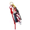 Braided Rope Phone Strap Stylish Nylon Cord Keychain for Women Elegant Bag Charm Handmade Accessory for Handbag Wallet