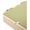 Baby Art Pure Frame - Kit Cadre avec Pâte à Modeler et Cadre Bois Pin Naturel, Rouleau, Panneau Arrière Réversible (Vert/Orange)