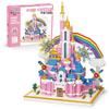 Magic Realm DIY Micro-Building Blocks: High-Difficulty Architecture Series for Girls - Educational Princess Assembly Birthday Gift