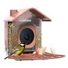 Outdoor Bird Feeder with Camera Housing, Camera-Compatible Bird Feeder, Outdoor Bird Watching Feeder for Garden