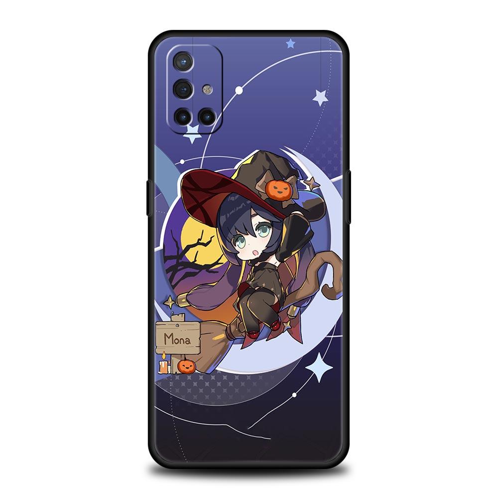 Cute Genshin impact xiao Phone Case For OnePlus Nord CE 2 9 8 7 7T 10 Pro 9RT 9R 8T Nord N100 N200 N10 5G Silicone Black Cover