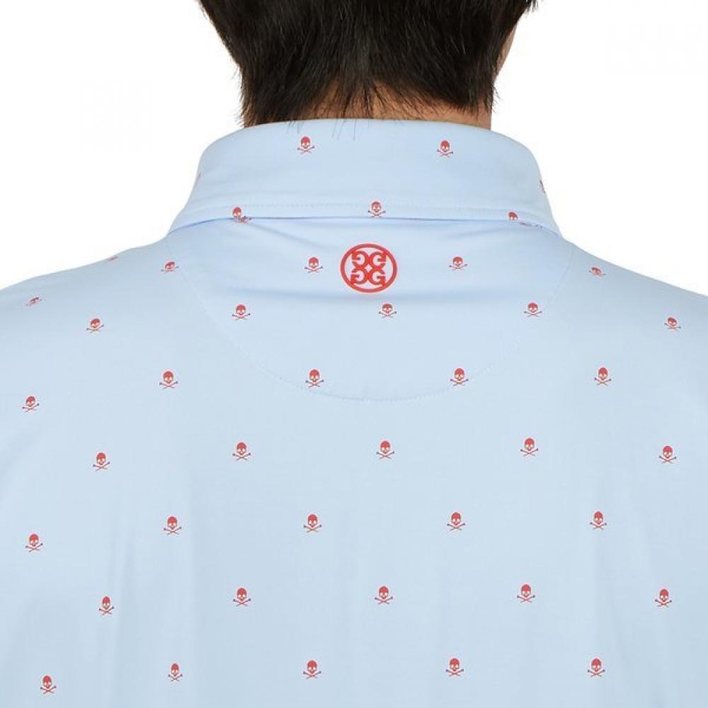 Zipore Golfwear Men S Collar ShorT Sleeve T ShirT g4mS23k361a Sky