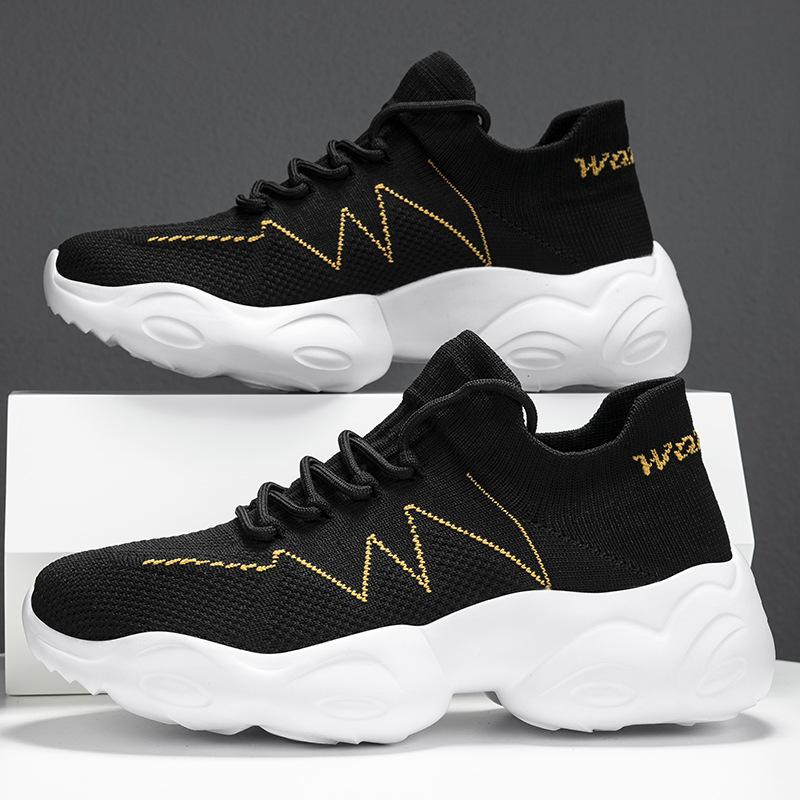 

Summer new dad shoes socks shoes casual sports shoes breathable heightening socks shoes large size 47