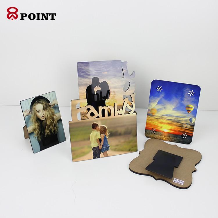 Family photo frame 3X2 wall hanging sublimation MDF photo panel frame for house decoration 155*140*5mm (4.65 *4.2 )