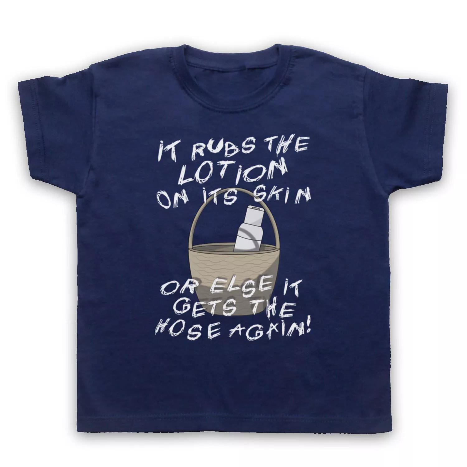 BUFFALO BILL SILENCE OF UNOFFICIAL LAMBS IT RUBS LOTION KIDS CHILDS Boys Baby Children T-shirt 150