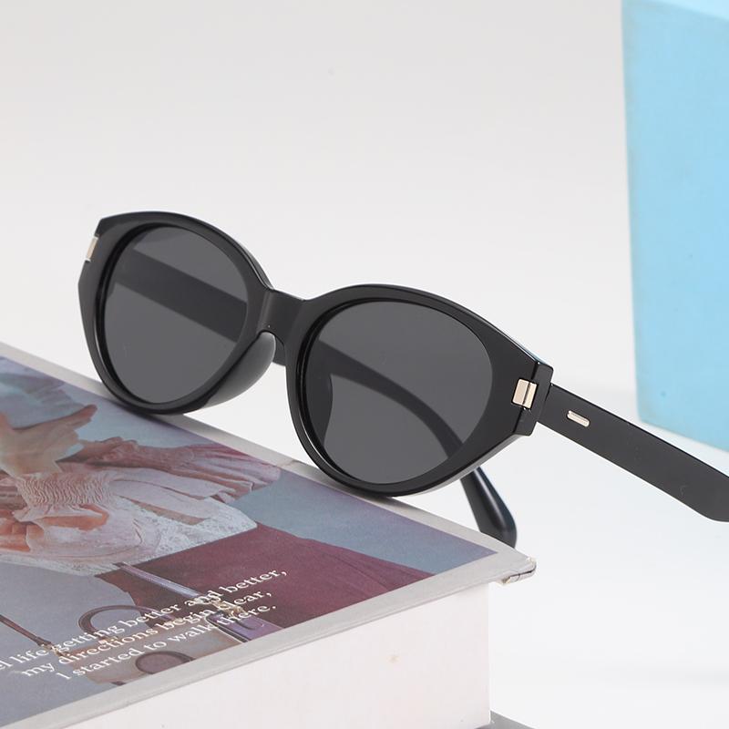 New Narrow Frame Cat Eye Sunglasses For Women With High-end Face And Small Uv-proof Trendy Sunglasses 77188