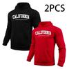 2 In 1 Hoodie for Man California Print Autumn Winter Daily Casual Sporty Sweatshirt Home Outdoor Comfort Warm Fashion Pullover