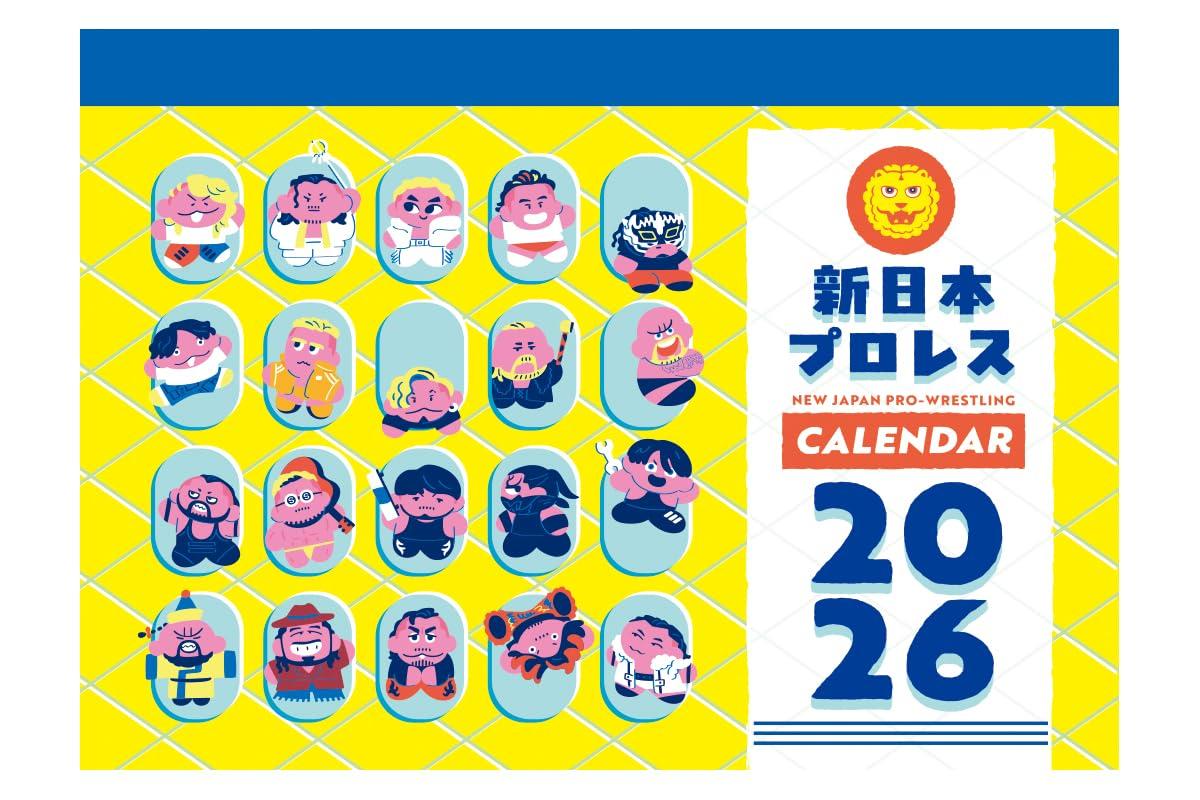 

Календарь New Japan Pro-Wrestling 2026, настольный, формат A5, 6764063149