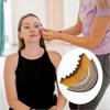 Gesichtskontur-Massagebürste für Lymphdrainage, Kieferlinie & Kinn-Modellierungswerkzeug, Trockenbürste fürs Gesicht für Frauen