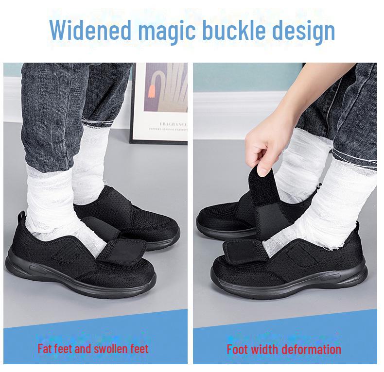 Lightweight Summer Mesh Walking Shoes for Elderly - Stylish, Simple, and Comfortable for Rehabilitation