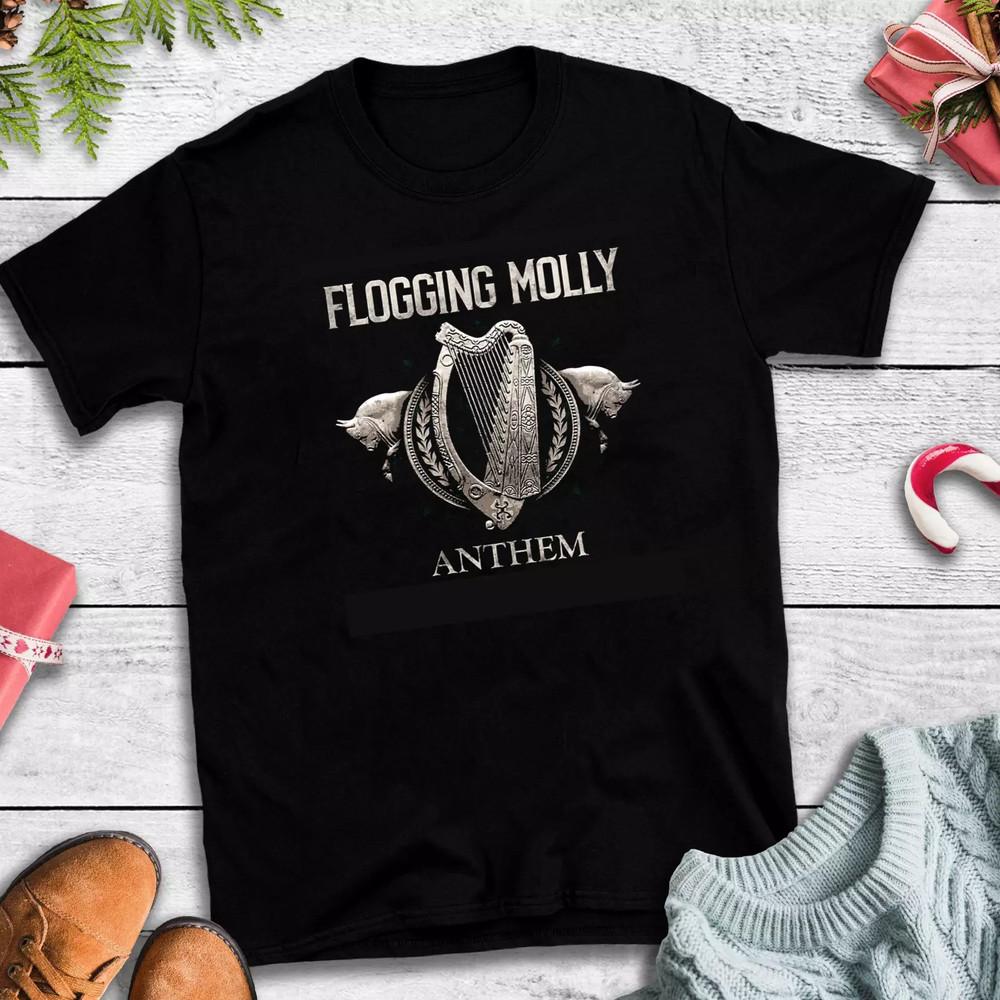 New Flogging Molly Music  Black Shirt S234XL AE416 Unisex T-Shirt S