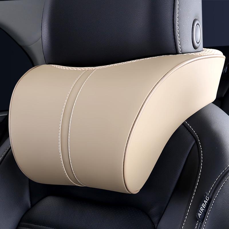 Car Headrest & Lumbar Support Memory Foam Pillow Set