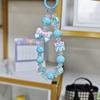 Bow Beaded Phone Chain Capyabra Phone Wrist Strap Ins Bead Phone Pendant  Decoration