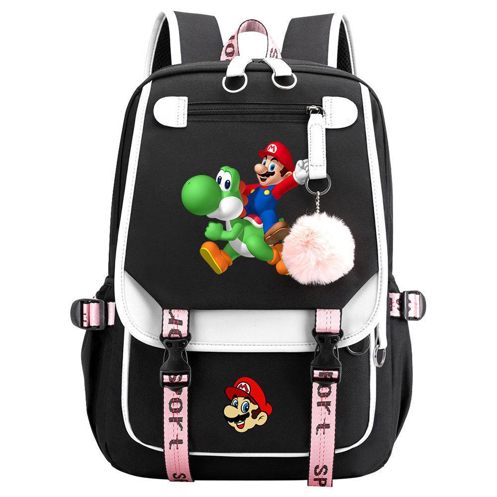 Super Printed Usb Teen Student School Bag Men S And Women S Casual Webbing Flip Backpack Usb backpack