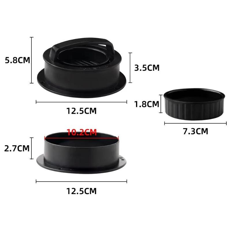 Hamburger Press Meat Pie Press Stuffed Burger Mold Maker with Baking Paper Liners Patty Pastry Tools BBQ Kitchen Accessories