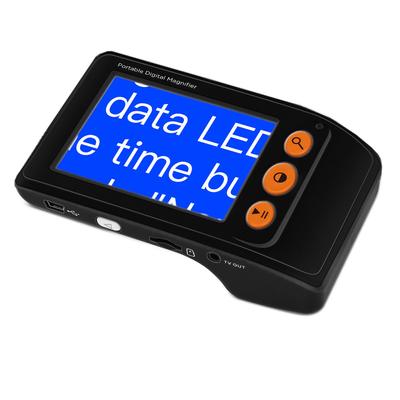 Loupe numérique portable avec écran LCD de 3,5 pouces, prise UE, aide à la lecture pour malvoyants, zoom 2x-25x, loupe électronique vidéo pliable YS008