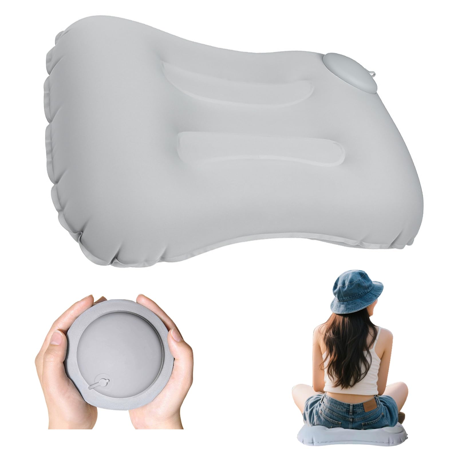 

aninako Портативный Досуг Толстый Воздух Без Боли в Автоматически Надувается При Наблюдении за Горами Удобные Товары Легкая Подушка, Простыня, Подушка,