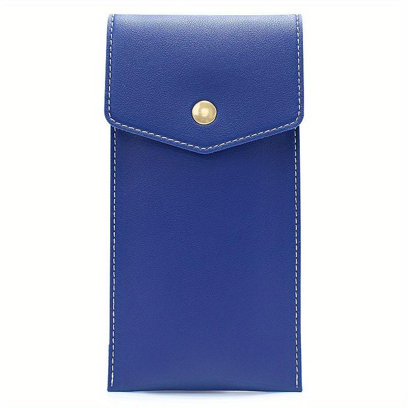 

1pc Premium PU Leather Pen Case, Business Office Signature Pen Holder, Leak-Proof Ink Ball Pen Storage Bag for Stationery