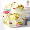 Pompom Purin Automatic Umbrella-Foldable, Durable 8-Bone Design, Compact and Stylish, Great for Camping, Halloween, Christmas, Mother's Day