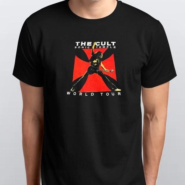 

The Cult Mens Unisex 100% Cotton T-shirt Mens Tees Top S M L XL XXL 3 4 XL colours Black 4XL