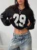 Manga 2025 Digital Print V-neck Knit Sweater: New Fashion Casual Streetwear